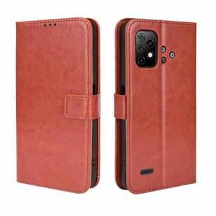 For UMIDIGI Bison X10 Retro Crazy Horse Texture Leather Phone Case(Brown)