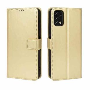 For UMIDIGI Power 5S Retro Crazy Horse Texture Leather Phone Case(Gold)