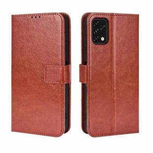 For UMIDIGI Power 5S Retro Crazy Horse Texture Leather Phone Case(Brown)