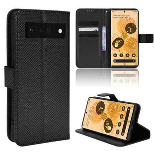 For Google Pixel 6 Pro Diamond Texture Leather Phone Case(Black)