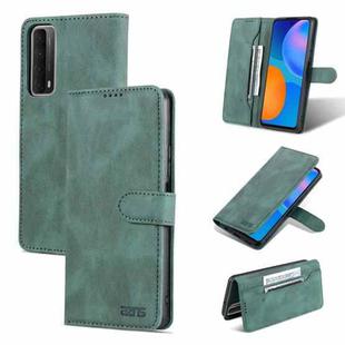 For Huawei P smart 2021 / Enjoy 20 SE / Y7a AZNS Dream II Skin Feel Horizontal Flip Leather Case(Green)
