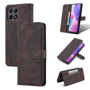 For Honor X30i AZNS Dream II Skin Feel Horizontal Flip Leather Case(Coffee)