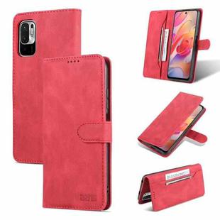 For Xiaomi Poco M3 Pro 5G / Redmi Note 10 5G AZNS Dream II Skin Feel Horizontal Flip Leather Case(Red)