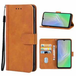 Leather Phone Case For Blackview A55(Brown)