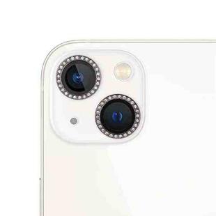 For iPhone 13 9H Point Drill Camera Lens Protector Circle(Black)