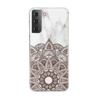 For Samsung Galaxy S22 5G Marble Pattern Soft TPU Phone Case(Mandala)