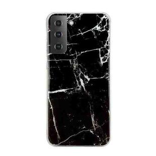 For Samsung Galaxy S22+ 5G Marble Pattern Soft TPU Phone Case(Black)