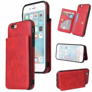 Calf Texture Magnetic Case For iPhone 6s / 6(Red)