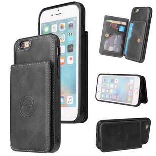 Calf Texture Magnetic Case For iPhone 6s Plus / 6 Plus(Black)