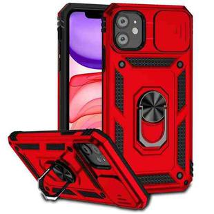 For iPhone 11 Sliding Camshield Holder Phone Case (Red)