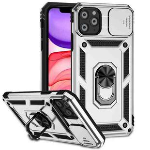 For iPhone 11 Pro Sliding Camshield Holder Phone Case (Silver)