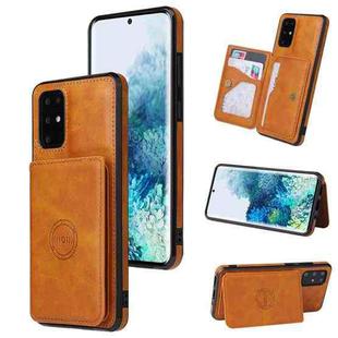 For Huawei P40 Pro Calf Texture Magnetic Phone Case(Brown)