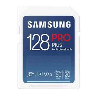 Original Samsung Pro Plus SD Memory Card (2021), Capacity:128GB(Blue)