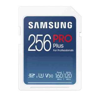 Original Samsung Pro Plus SD Memory Card (2021), Capacity:256GB(Blue)