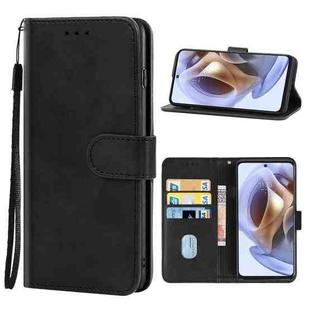 Leather Phone Case For Motorola Moto G31 / G41(Black)