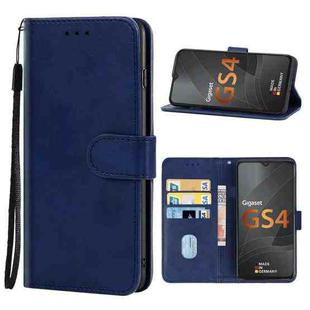 Leather Phone Case For Gigaset GS4 / GS4 Senior(Blue)