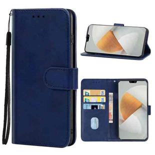 Leather Phone Case For vivo S12 5G / V23 5G (Blue)