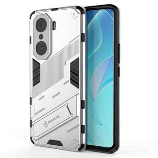 For Honor 60 Pro Punk Armor 2 in 1 PC + TPU Phone Case(White)