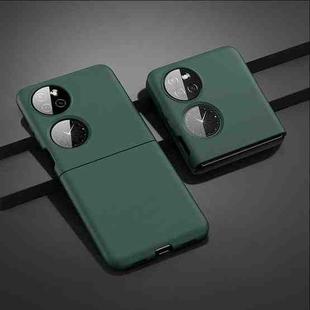 For Huawei P50 Pocket Oil-sprayed Ultra-thin Folding Phone Case(Green)
