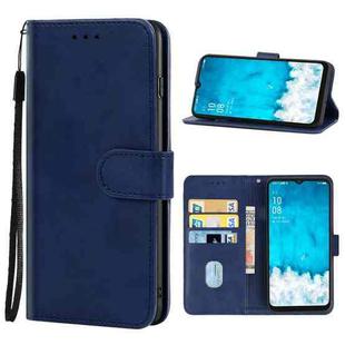 Leather Phone Case For AGM X5(Blue)