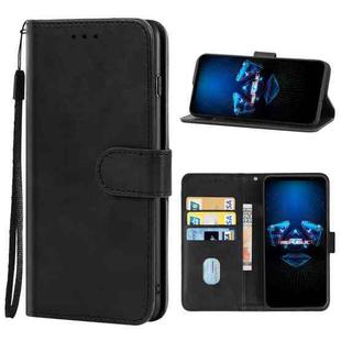 Leather Phone Case For Asus ROG Phone 5 Ultimate(Black)