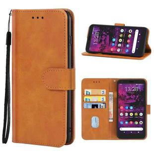 Leather Phone Case For CAT S62 Pro(Brown)