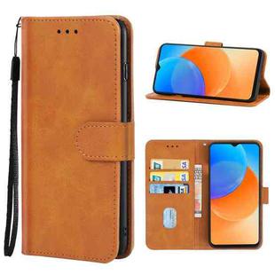 Leather Phone Case For Coolpad Cool 20(Brown)