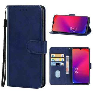 Leather Phone Case For Doogee X95 Pro(Blue)