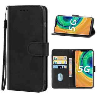 Leather Phone Case For Huawei Mate 30E Pro 5G(Black)