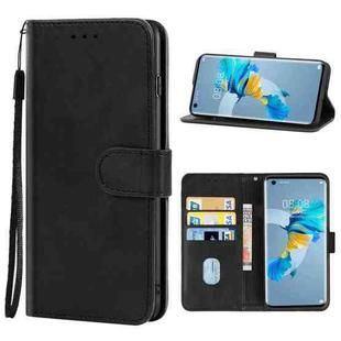 Leather Phone Case For Huawei Mate 40E 4G(Black)