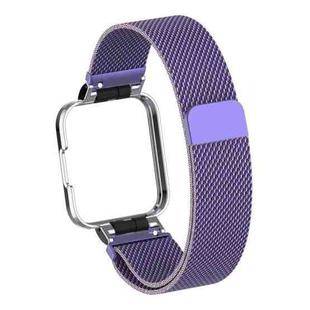 For Xiaomi Redmi Watch 2 Milanese Magnetic Metal Watchband(Purple)
