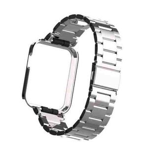 For Xiaomi Mi Watch Lite / Redmi Watch Three-Bead Metal Watchband(Silver)