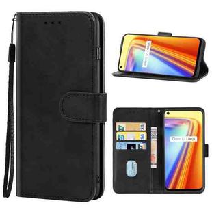 Leather Phone Case For OPPO Realme 7 Asia Version(Black)