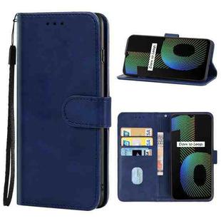 Leather Phone Case For OPPO Realme Narzo 10A(Blue)