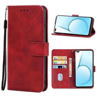 Leather Phone Case For OPPO Realme X50T(Red)