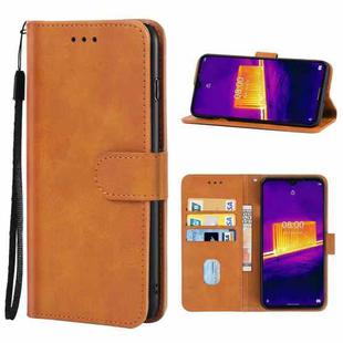 Leather Phone Case For Ulefone Armor 9(Brown)