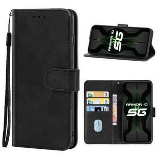 Leather Phone Case For Ulefone Armor 10 5G(Black)