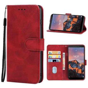 Leather Phone Case For Ulefone Armor X5 Pro(Red)