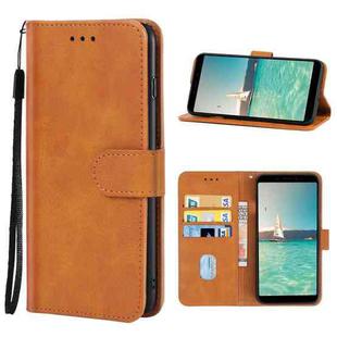 Leather Phone Case For Ulefone Armor X9 Pro(Brown)