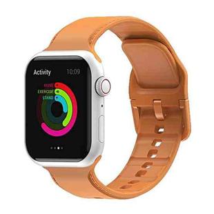 Silicone Watch Band For Apple Watch Series 8&7 41mm / SE 2&6&SE&5&4 40mm / 3&2&1 38mm(Walnut)