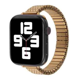 Stainless Steel Watch Band For Apple Watch Series 8&7 41mm / SE 2&6&SE&5&4 40mm / 3&2&1 38mm(Gold)
