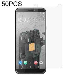 50 PCS 0.26mm 9H 2.5D Tempered Glass Film For HTC Exodus 1s