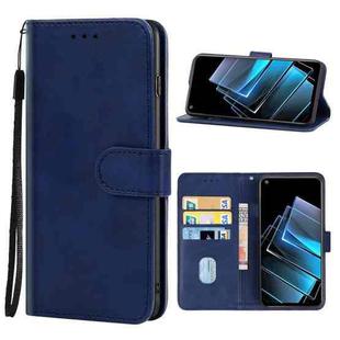 Leather Phone Case For OPPO K9x(Blue)