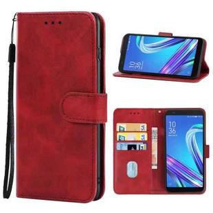 Leather Phone Case For Asus ZenFone Live L2(Red)