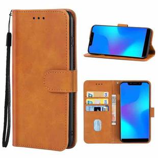 Leather Phone Case For DOOGEE X70(Brown)