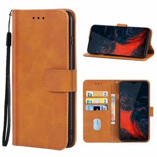 Leather Phone Case For Elephone E10(Brown)