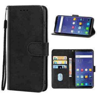 Leather Phone Case For Elephone U(Black)