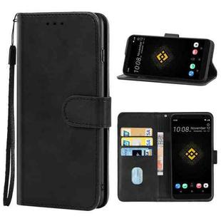 Leather Phone Case For HTC Exodus 1(Black)