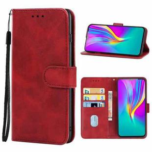 Leather Phone Case For Infinix Smart 4C(Red)