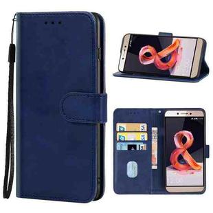 Leather Phone Case For Leangoo T8S(Blue)